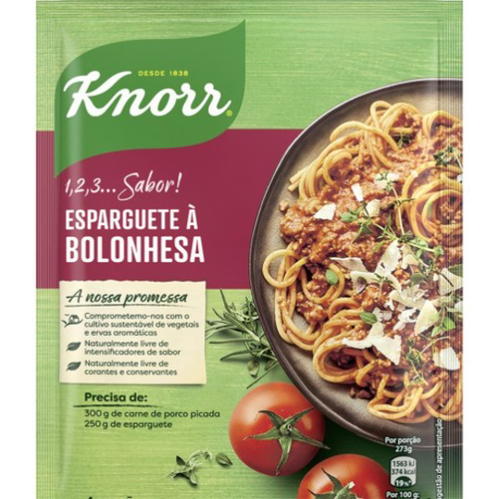 Imagem de 1,2,3…Sabor! Esparguete à Bolonhesa KNORR emb.38g