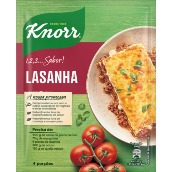 Imagem de 1,2,3…Sabor! Lasanha KNORR emb.52g