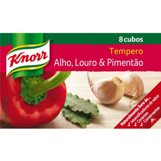 Imagem de Tempero de Alho, Pimentão e Louro KNORR 8un