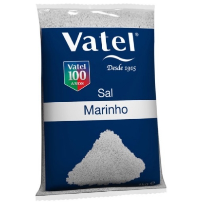 Mostrar detalhes para Sal Marinho Grosso VATEL emb.1kg Imagem de Sal Marinho Grosso VATEL emb.1kg