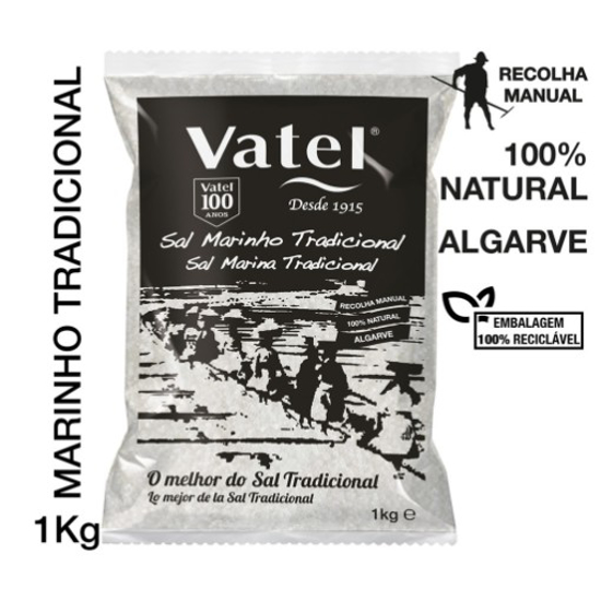 Imagem de Sal Marinho Tradicional VATEL emb.1kg