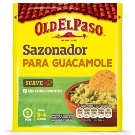 Imagem de Mistura de Condimentos p/ Guacamole OLD EL PASO emb.20g