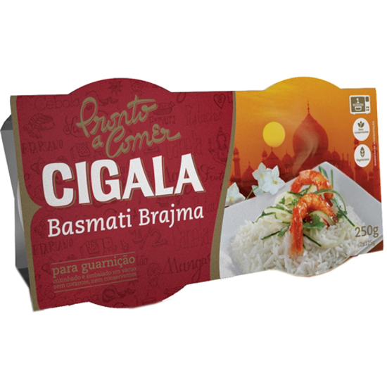 Imagem de Arroz Pronto a Comer Basmati Brajma CIGALA emb.2x125g