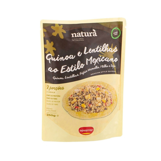 Imagem de Ready-to-eat Quinoa e Lentilhas ao Estilo Mexicano NATURA emb.250g