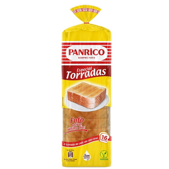 Imagem de Pão de Forma Com Côdea Especial Torradas PANRICO emb.750g