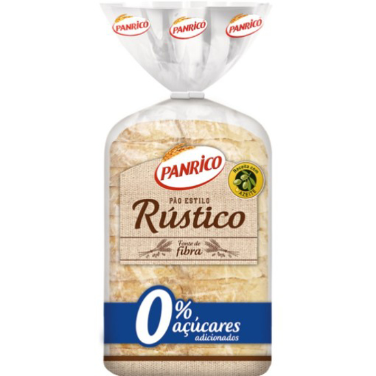 Imagem de Pão de Forma Rústico 0% de Açucar PANRICO emb.375g