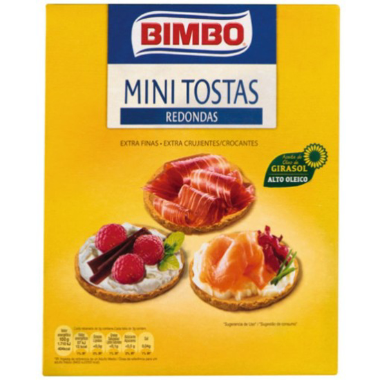 Imagem de Mini Tostas Redonda BIMBO emb.100g