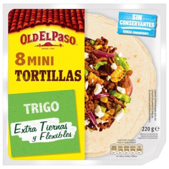 Imagem de Mini Tortilhas de Trigo OLD EL PASO emb.220g