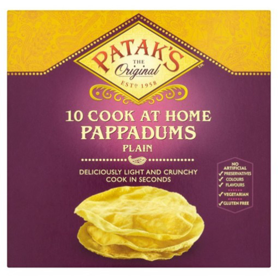 Imagem de Pappadums Simples PATAK'S emb.100g