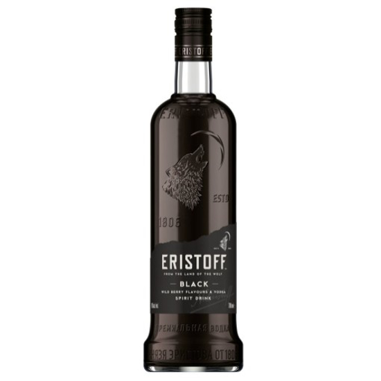 Imagem de Vodka Black ERISTOFF garrafa 70cl