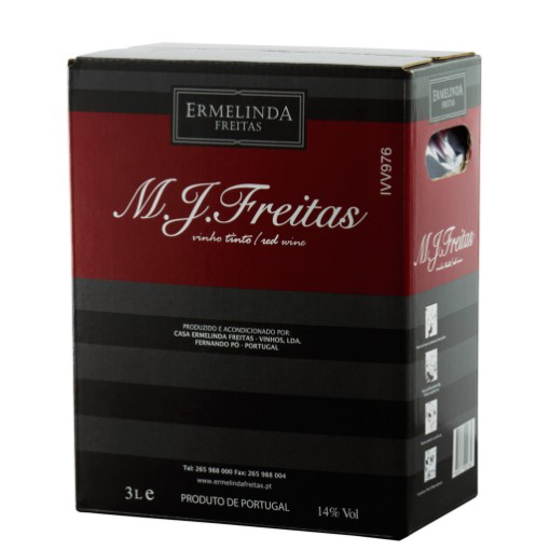 Imagem de Vinho M. J. Freitas Tinto Bag in Box 3L