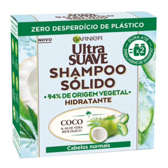 Imagem de Champô Sólido Ultra Suave Coco & Aloe Vera ULTRA SUAVE GARNIER emb.60g