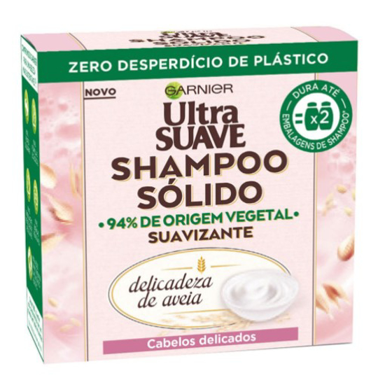 Imagem de Champô Sólido Ultra Suave Delicadeza de Aveia ULTRA SUAVE GARNIER emb.60g