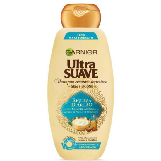 Imagem de Champô Ultra Suave Riqueza D'Argão ULTRA SUAVE GARNIER emb.400ml