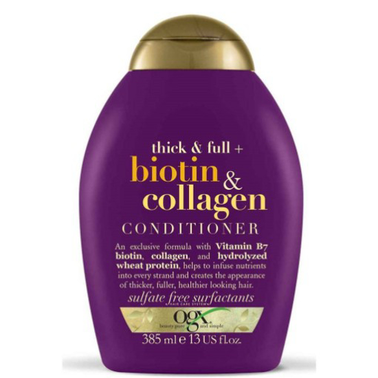 Imagem de Condicionador de Cabelo Fortificante Biotina e Colagénio OGX emb.385ml