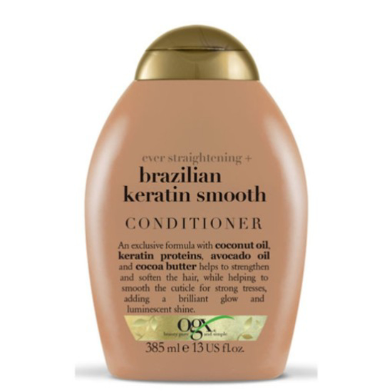 Imagem de Condicionador de Cabelo Queratina Suavizante Brasileiro OGX emb.385ml