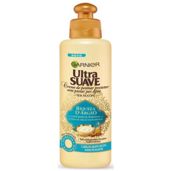 Imagem de Creme Pentear Ultra Suave Riqueza D'Argão ULTRA SUAVE GARNIER emb.200ml