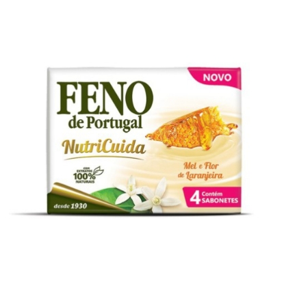 Mostrar detalhes para Sabonete Sólido Mel FENO emb.4x90g Imagem de Sabonete Sólido Mel FENO emb.4x90g