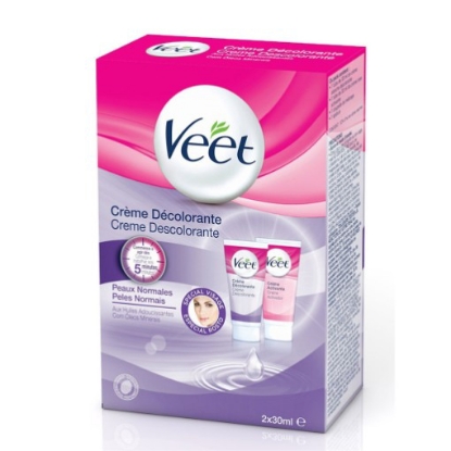 Mostrar detalhes para Creme Descolorante VEET emb.2x30ml Imagem de Creme Descolorante VEET emb.2x30ml