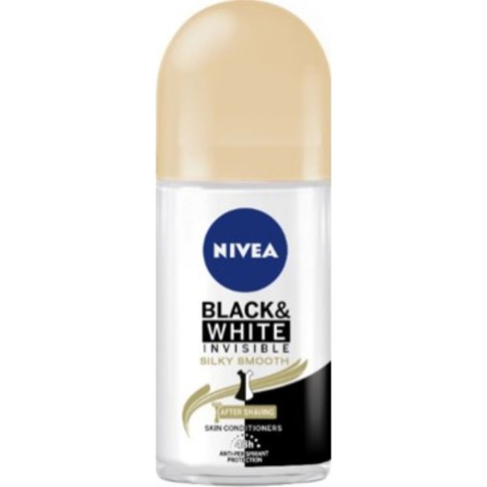 Imagem de Desodorizante Roll-On Black&White Silky Smooth NIVEA emb.50ml