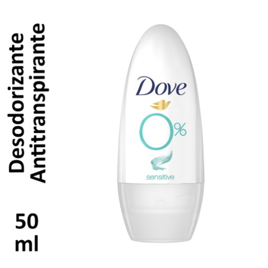 Imagem de Desodorizante Roll-On Sensitive 0% Aluminium DOVE emb.50ml