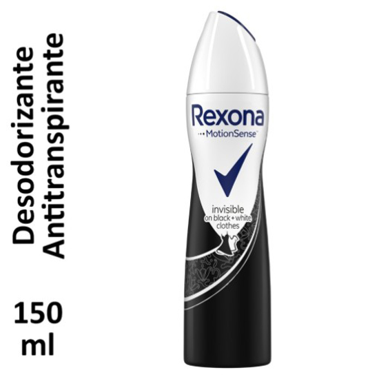 Desodorizante Roll On Invisible Black & White Clothes - emb. 50 ml - Rexona