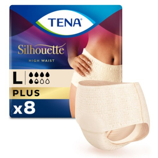 Imagem de Cuecas de Incontinência Silhouette Creme L TENA 8un