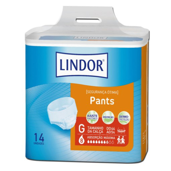 Imagem de Cuecas Incontinência Pants Maxi Grande LINDOR 14un