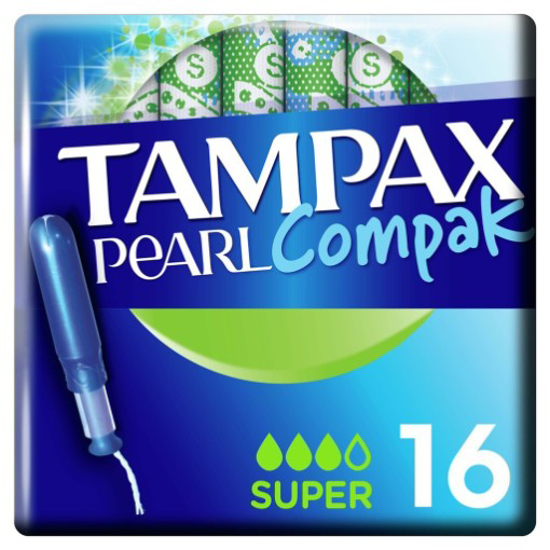 Imagem de Tampão com Aplicador Compak Super TAMPAX 16un