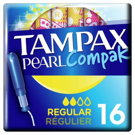 Imagem de Tampão com Aplicador Pearl Compak Regular TAMPAX 16un
