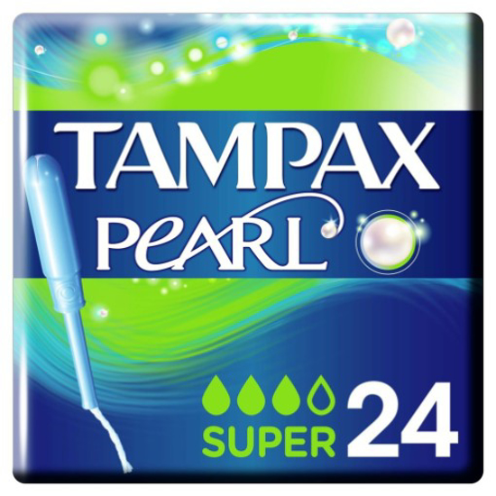 Imagem de Tampão com Aplicador Pearl Super TAMPAX 24un