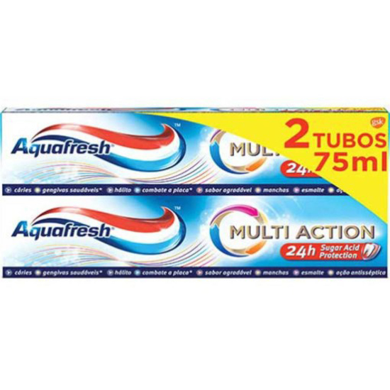 Imagem de Pasta de Dentes Multiaction AQUAFRESH emb.2x75ml