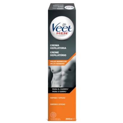 Mostrar detalhes para Creme Depilação Homem Pele Normal VEET FOR MEN emb.200ml Imagem de Creme Depilação Homem Pele Normal VEET FOR MEN emb.200ml