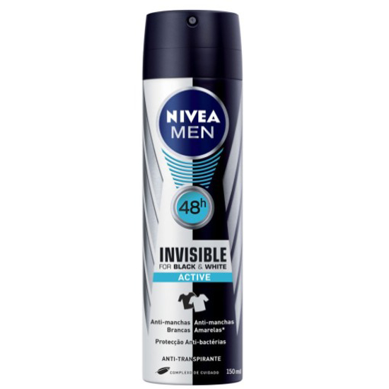 Imagem de Desodorizante Spray Men Black & White Active NIVEA emb.150ml