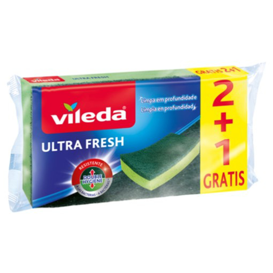 Imagem de Esfregão Esponja Ultra Fresh VILEDA 2 + 1