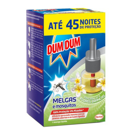 Imagem de Recarga Inseticida Elétrico Melgas + Mosquitos 45 Noites DUM DUM 1un