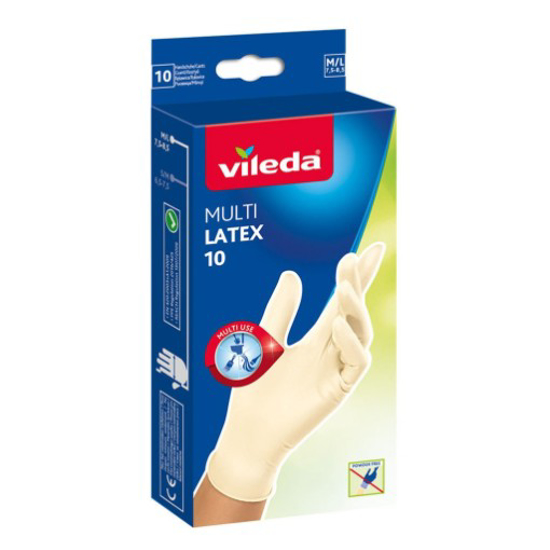 Imagem de Luvas Multi Latex M/L VILEDA 10un