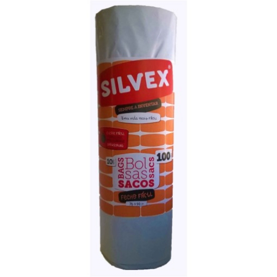 Imagem de Sacos para Lixo com Atilho 100 lt SILVEX 10un