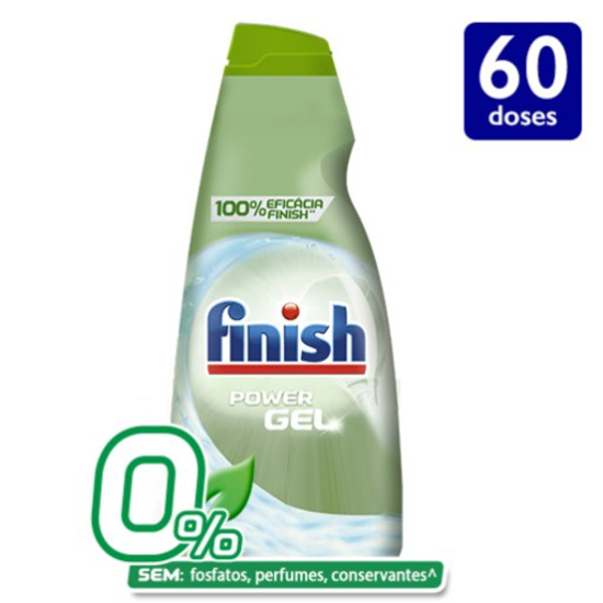 Imagem de Detergente Máquina Loiça Gel 0% FINISH 60doses