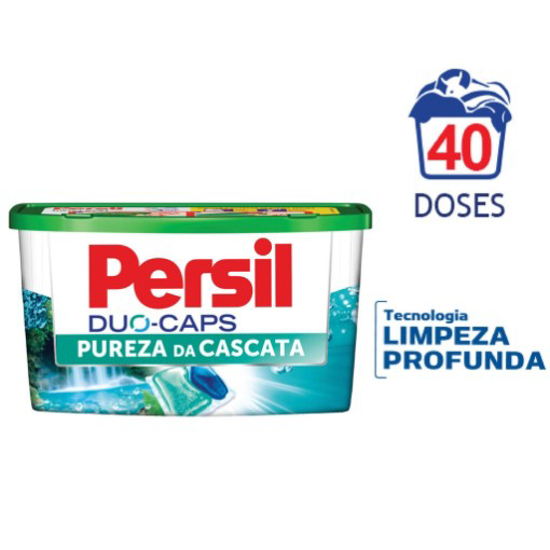 Imagem de Detergente Máquina Roupa Cápsulas Duo Pureza PERSIL 40doses