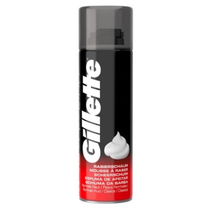 Mostrar detalhes para Espuma de Barbear Classic GILLETTE 200ml Imagem de Espuma de Barbear Classic GILLETTE 200ml