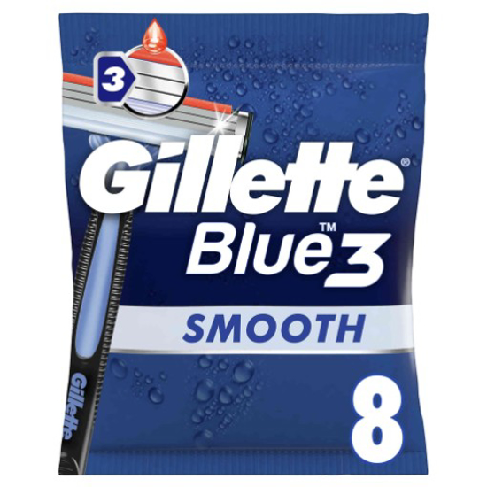 Imagem de Lâminas Descartáveis Blue 3 Smooth GILLETTE 8un