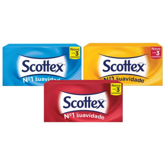 Imagem de Lenços Faciais SCOTTEX 70un