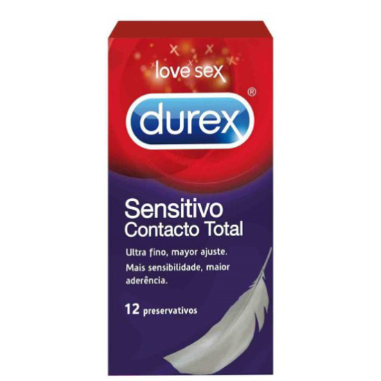 Imagem de Preservativo Sensitivo Contato Total DUREX emb.12un