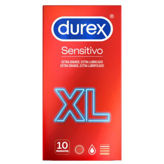 Imagem de Preservativo Sensitivo XL DUREX 10un