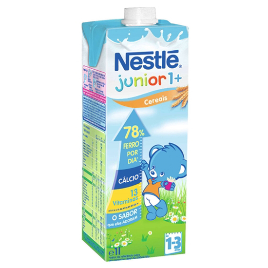 Imagem de Bebida Láctea Junior 1+ Cereais NESTLÉ JUNIOR emb.1L