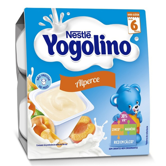 Imagem de YOGOLINO Alimento Lácteo Alperce +6 Meses NESTLÉ emb.4x100g
