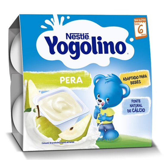 Imagem de YOGOLINO Alimento Lácteo Pera +6 Meses NESTLÉ emb.4x100g