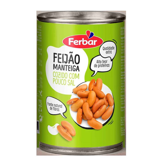 Imagem de Feijão Manteiga FERBAR emb.410g