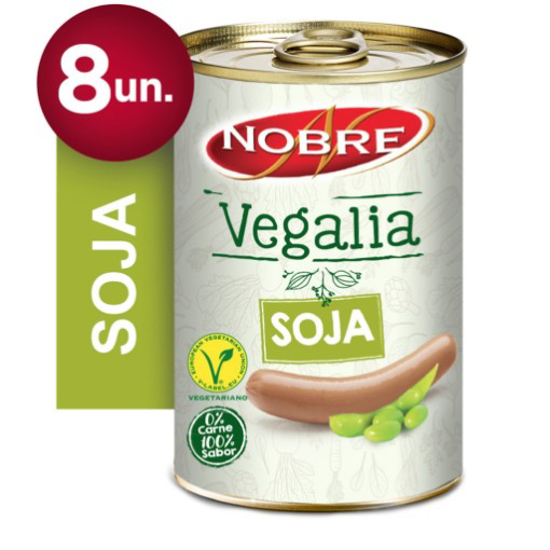 Imagem de Especialidade Vegetariana Soja Lata 8 Unidades NOBRE emb.160g